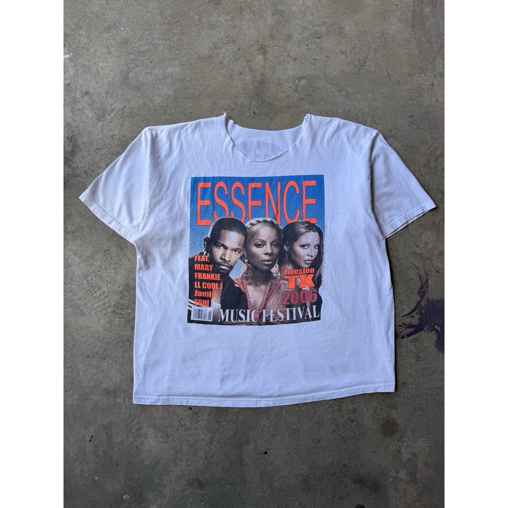 VTG 2006 Essence Music Festival Jamie Foxx LLCool J Toni Braxton Rap T-Shirt XXL